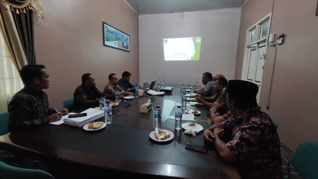 Rapat Penyusunan Rancangan Peraturan Bupati Tentang Sistem dan Prosedur Pengelolaan Keuangan Daerah Kabupaten Aceh Singkil Tahun Anggaran 2022